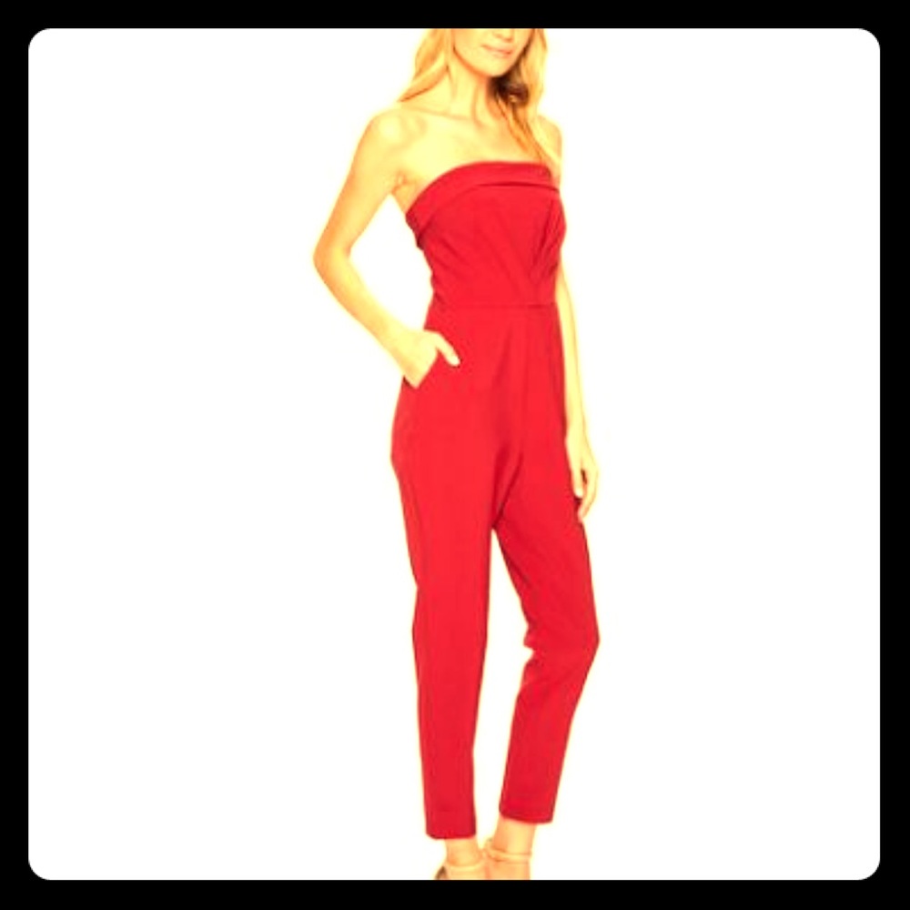 Bright Red Romper